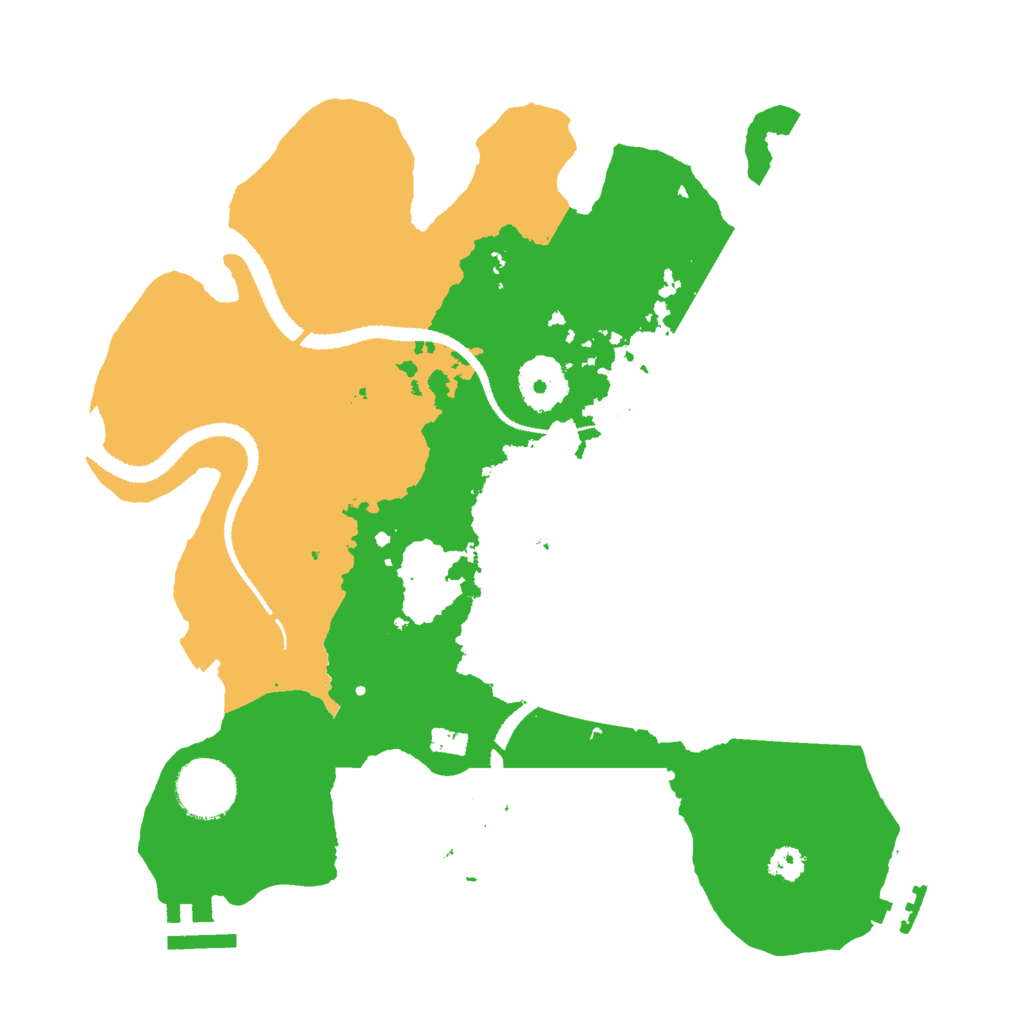 Biome Rust Map: Procedural Map, Size: 3000, Seed: 708443199