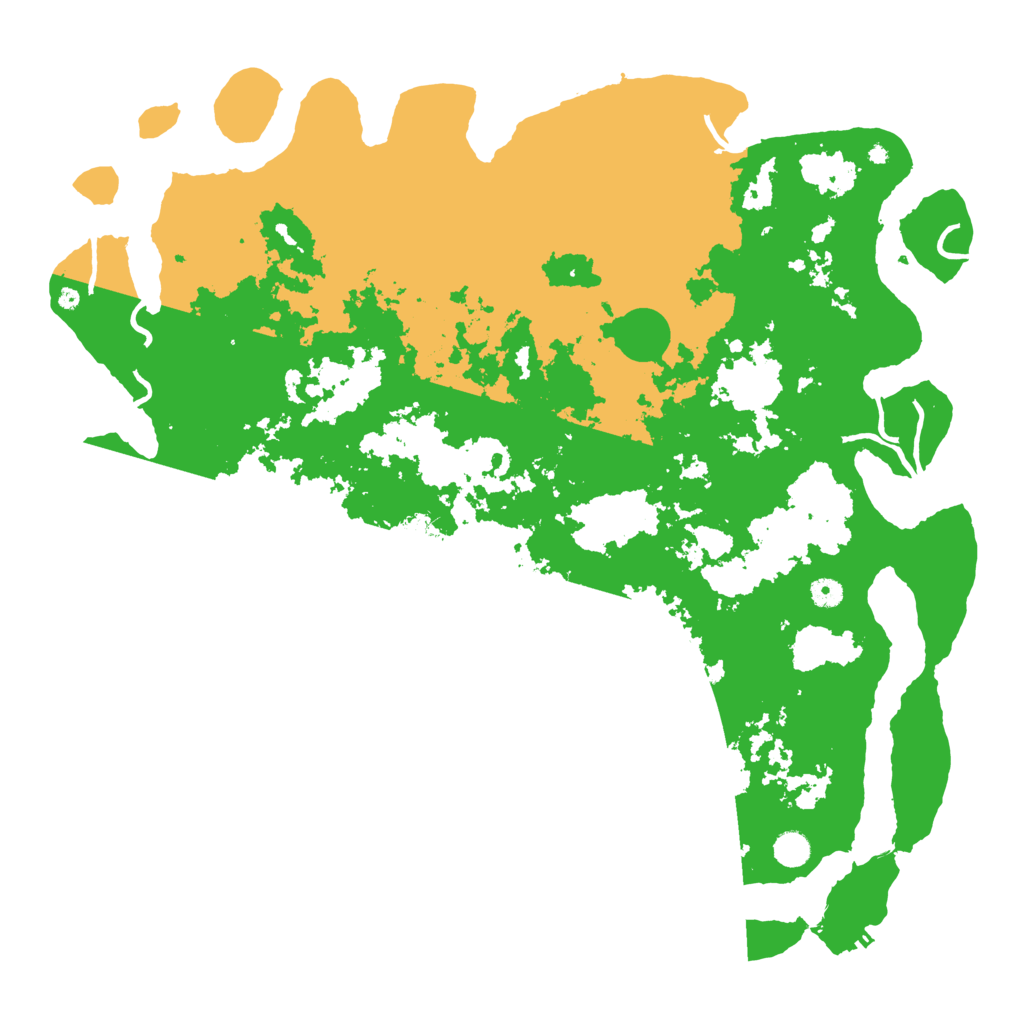 Biome Rust Map: Procedural Map, Size: 5000, Seed: 346494
