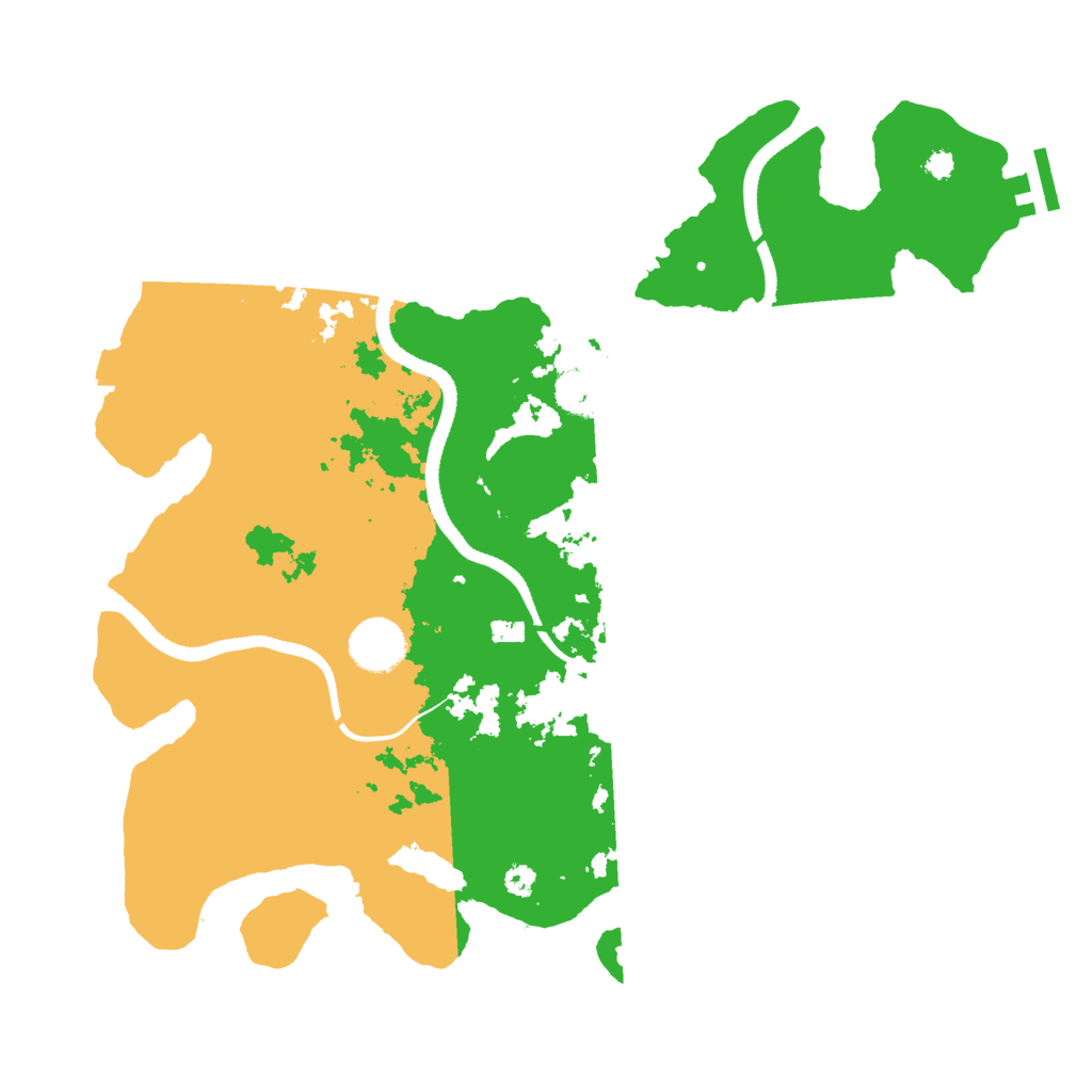 Biome Rust Map: Procedural Map, Size: 3500, Seed: 405246089