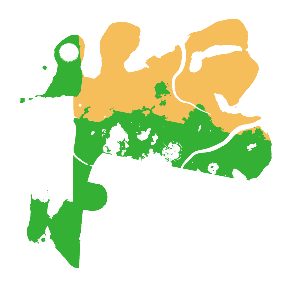 Biome Rust Map: Procedural Map, Size: 2800, Seed: 634813855