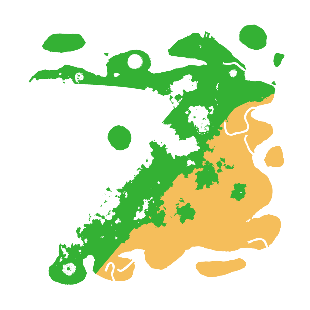 Biome Rust Map: Procedural Map, Size: 3700, Seed: 19532841