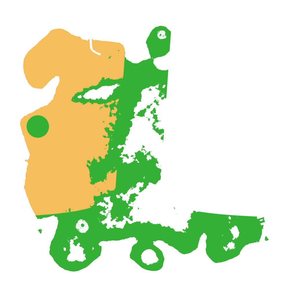 Biome Rust Map: Procedural Map, Size: 3500, Seed: 368628608