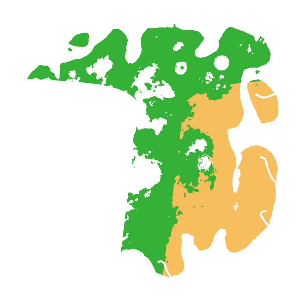 Biome Rust Map: Procedural Map, Size: 3500, Seed: 491832398