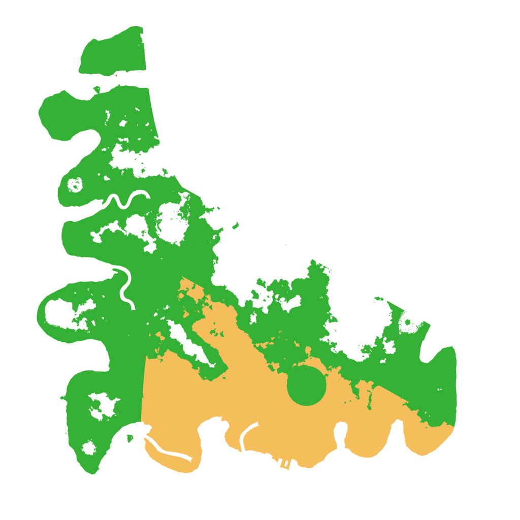 Biome Rust Map: Procedural Map, Size: 3500, Seed: 1130886602