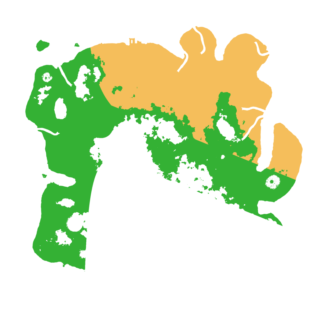 Biome Rust Map: Procedural Map, Size: 3500, Seed: 69075641