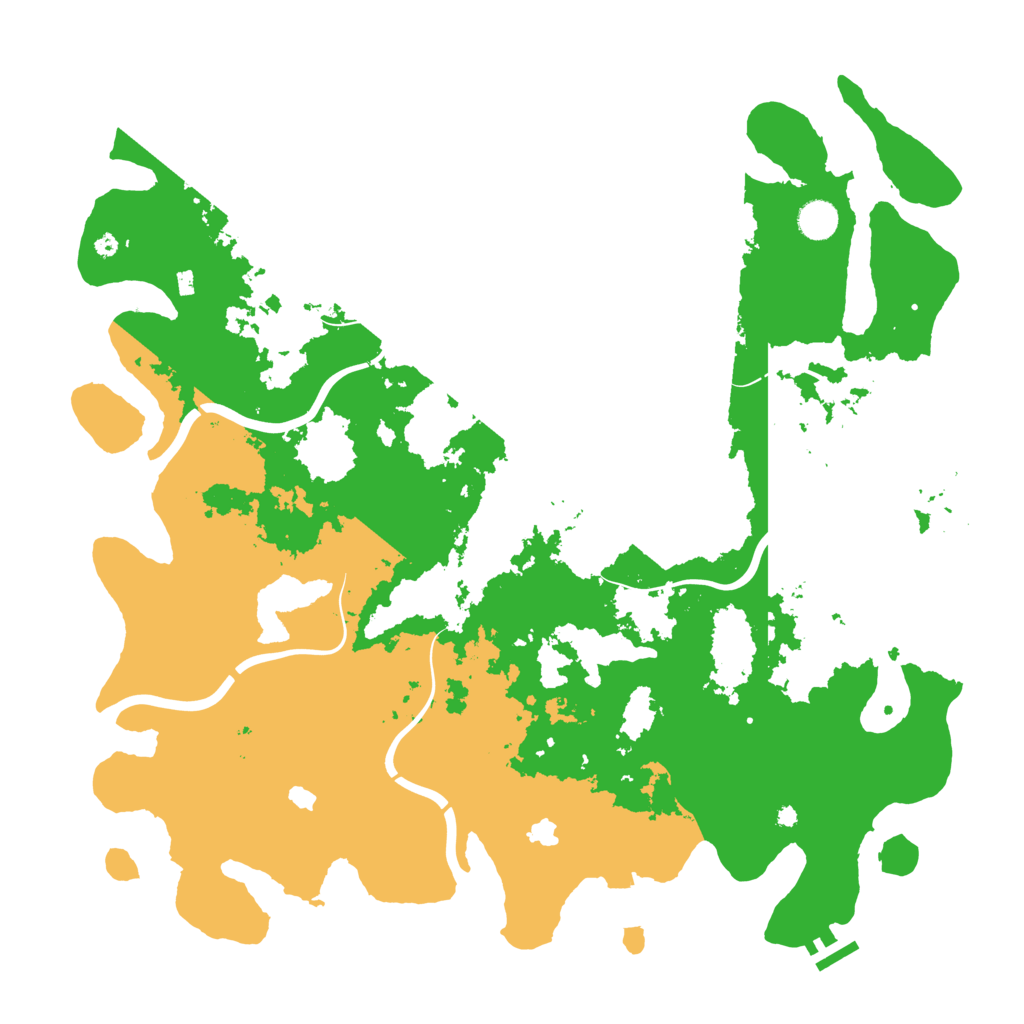 Biome Rust Map: Procedural Map, Size: 4500, Seed: 1675805399