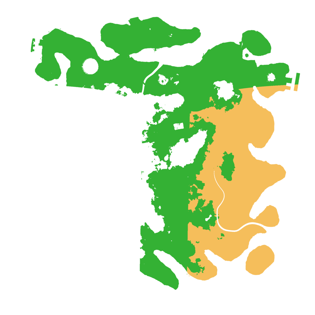Biome Rust Map: Procedural Map, Size: 3500, Seed: 50021206