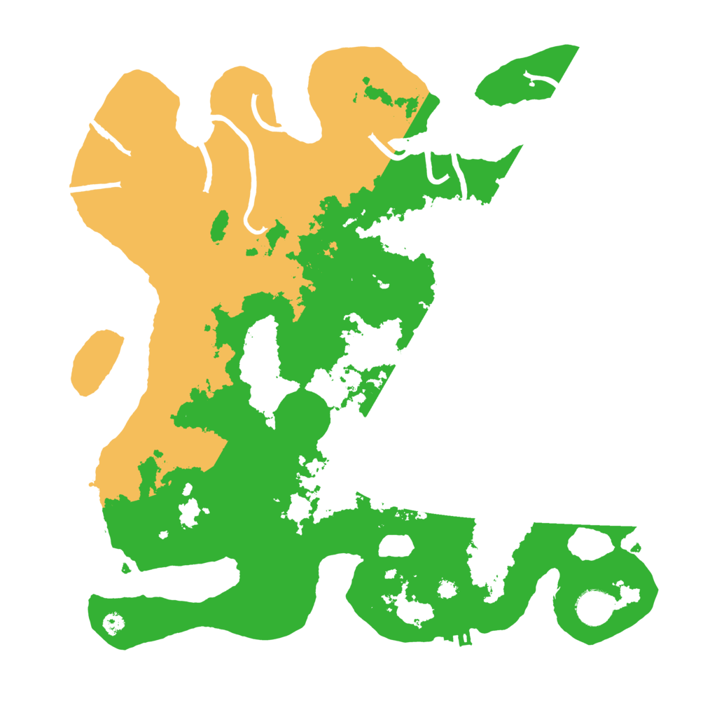 Biome Rust Map: Procedural Map, Size: 3500, Seed: 3272