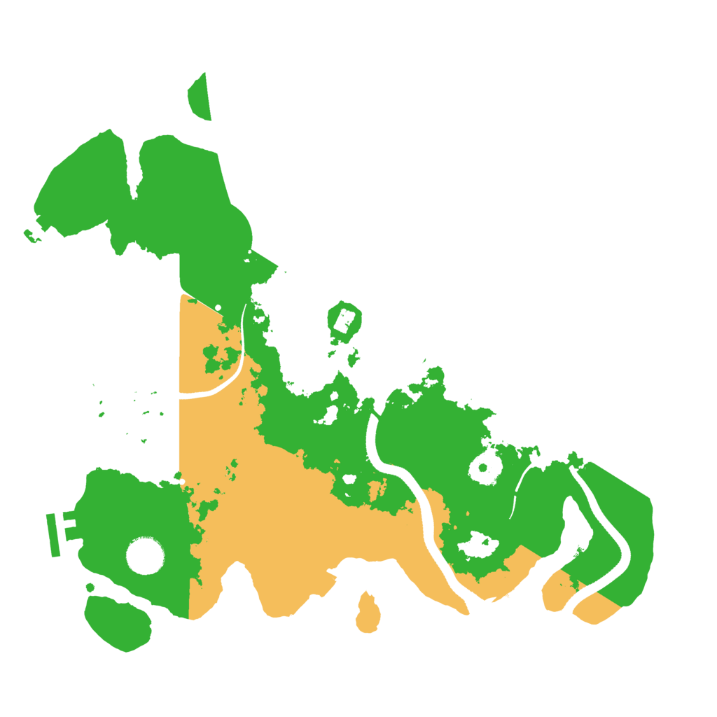 Biome Rust Map: Procedural Map, Size: 3350, Seed: 533148