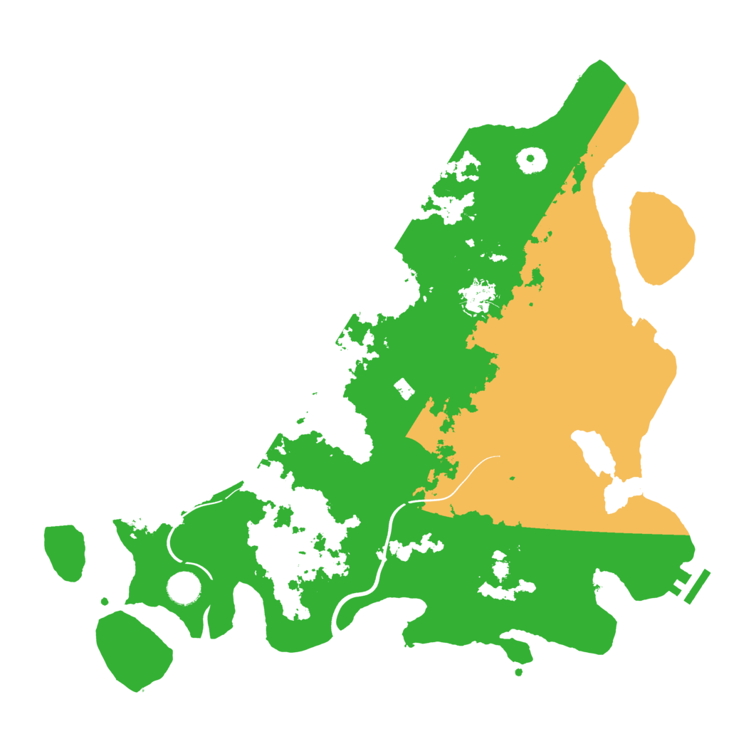 Biome Rust Map: Procedural Map, Size: 3850, Seed: 46089114