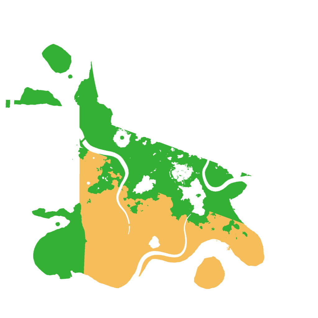 Biome Rust Map: Procedural Map, Size: 3000, Seed: 19898