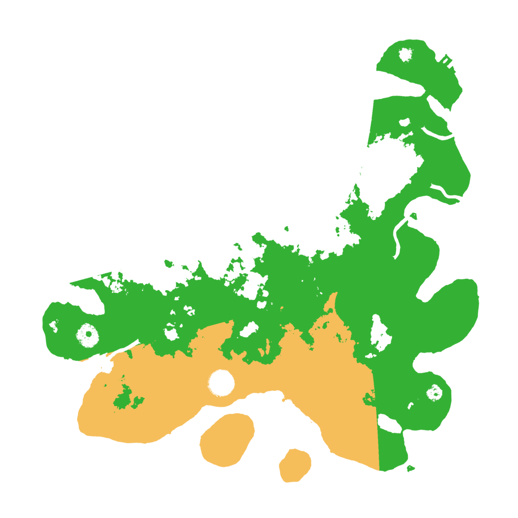 Biome Rust Map: Procedural Map, Size: 3500, Seed: 2144483645