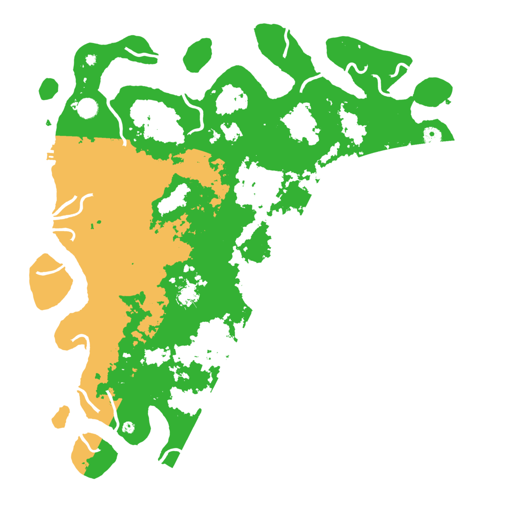 Biome Rust Map: Procedural Map, Size: 4300, Seed: 530848021
