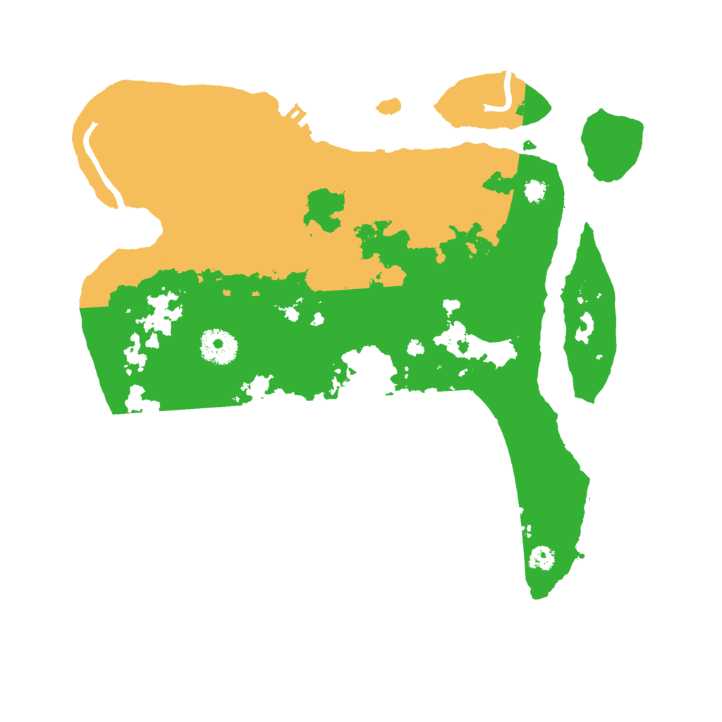 Biome Rust Map: Procedural Map, Size: 3000, Seed: 124517105