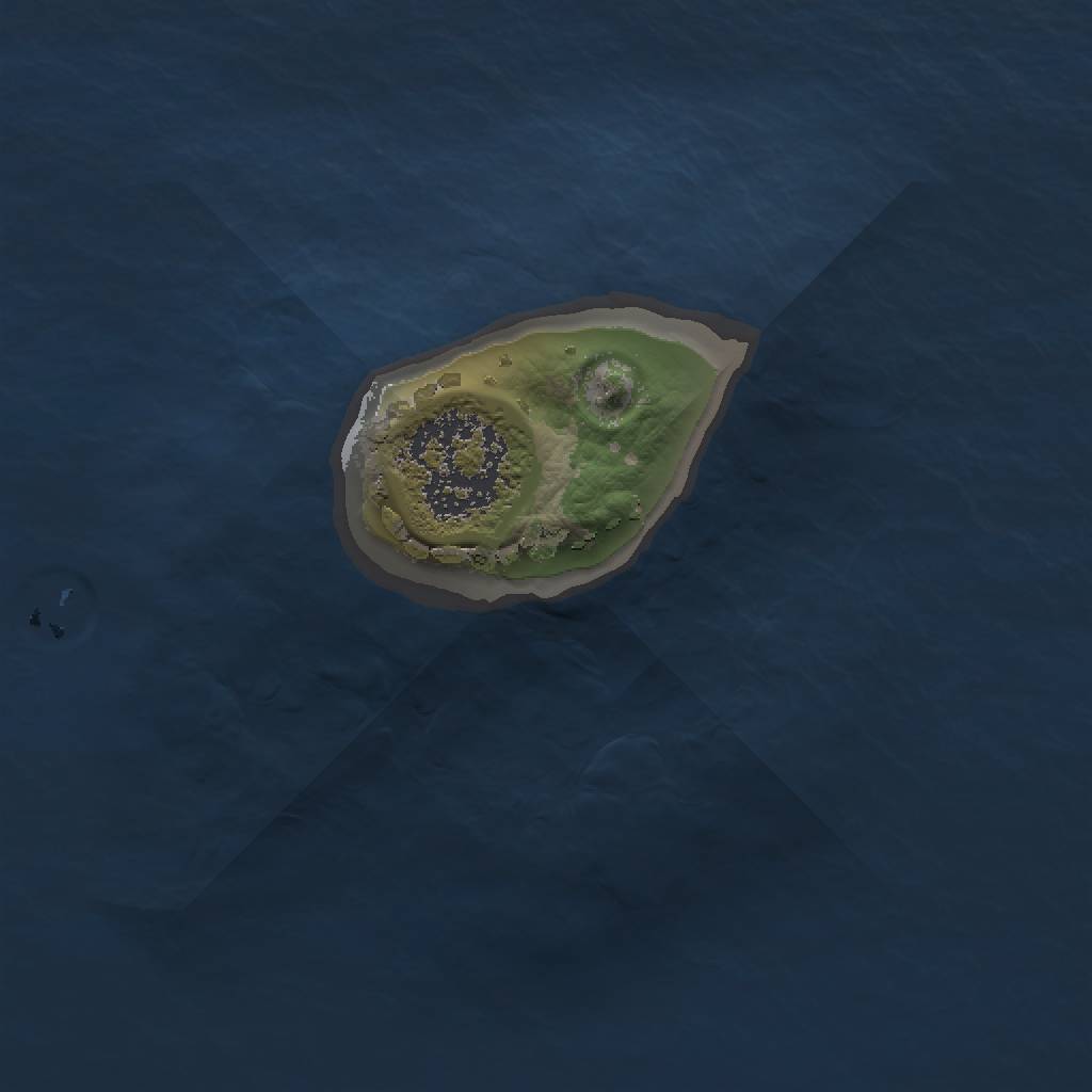 Rust Map: Procedural Map, Size: 1000, Seed: 8633763, 3 Monuments