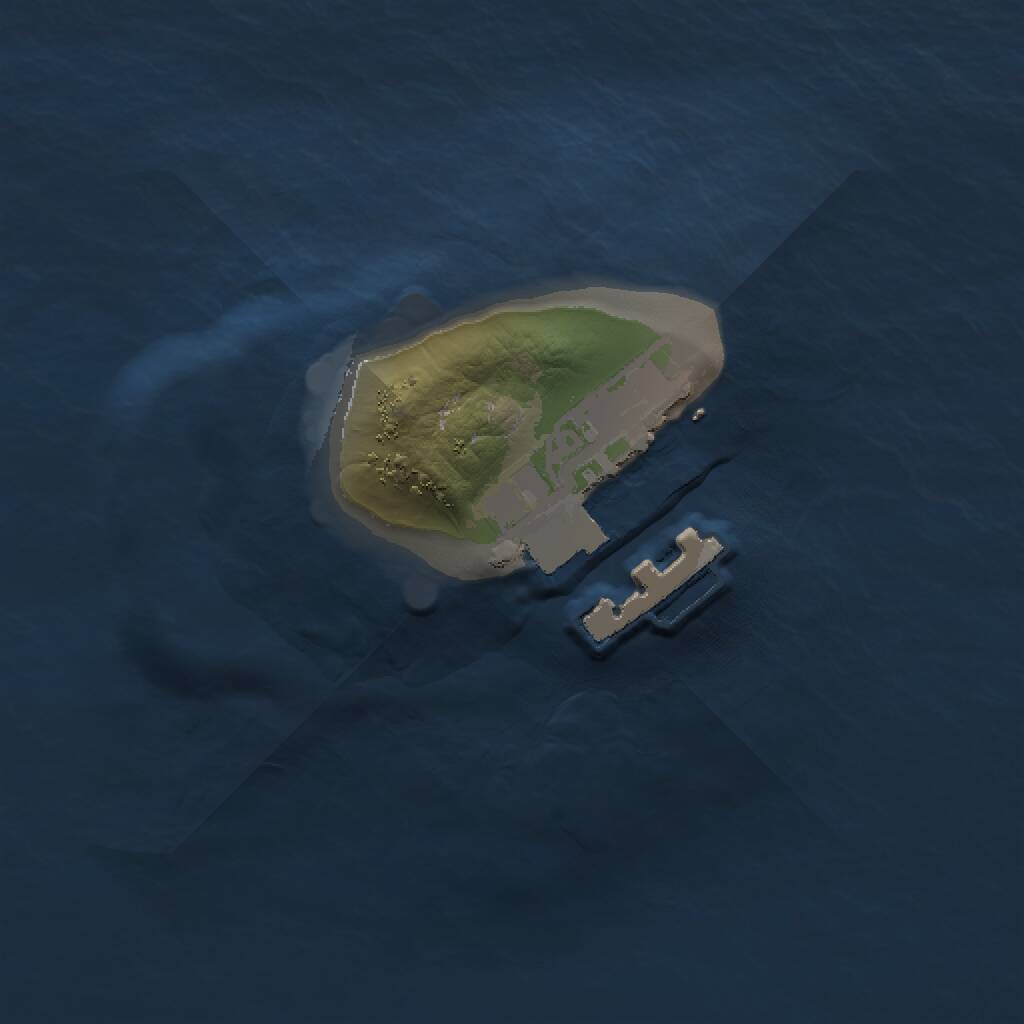 Rust Map: Procedural Map, Size: 1000, Seed: 8633763, 2 Monuments