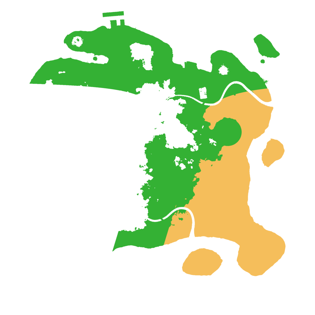 Biome Rust Map: Procedural Map, Size: 3000, Seed: 10856260