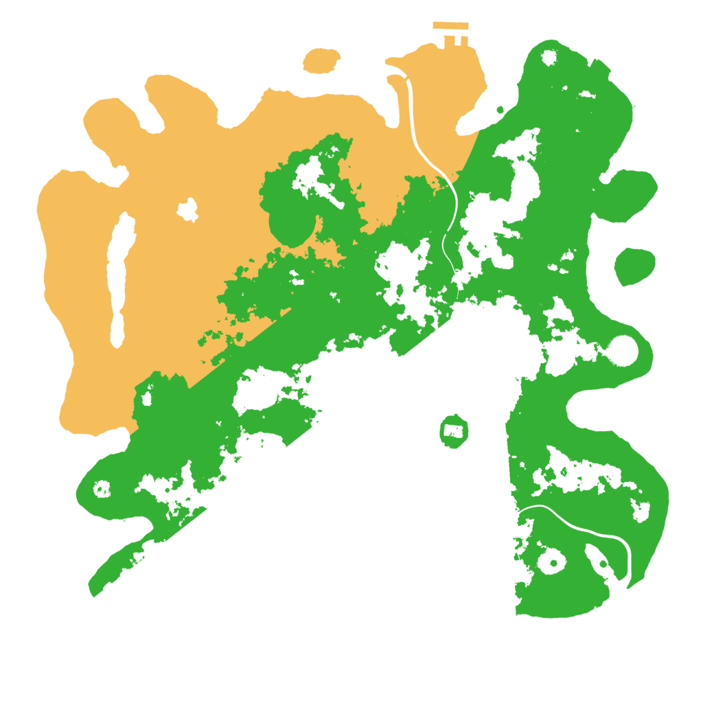 Biome Rust Map: Procedural Map, Size: 4000, Seed: 536743893
