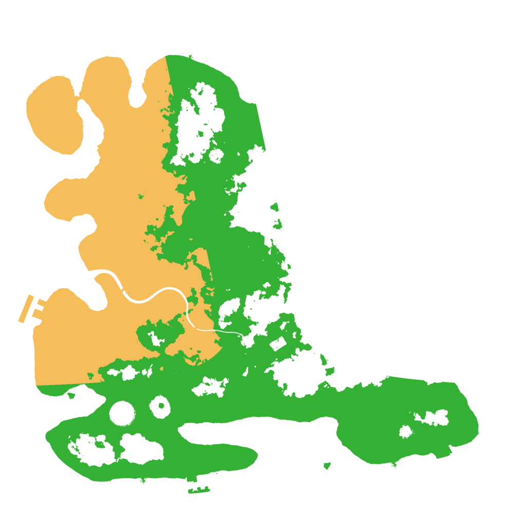 Biome Rust Map: Procedural Map, Size: 3700, Seed: 2056810675