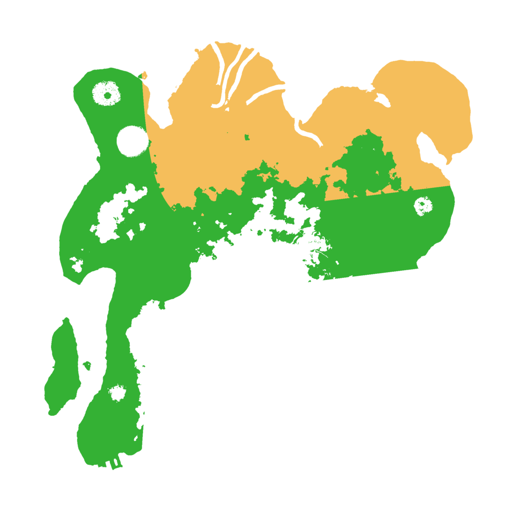 Biome Rust Map: Procedural Map, Size: 3000, Seed: 936352228