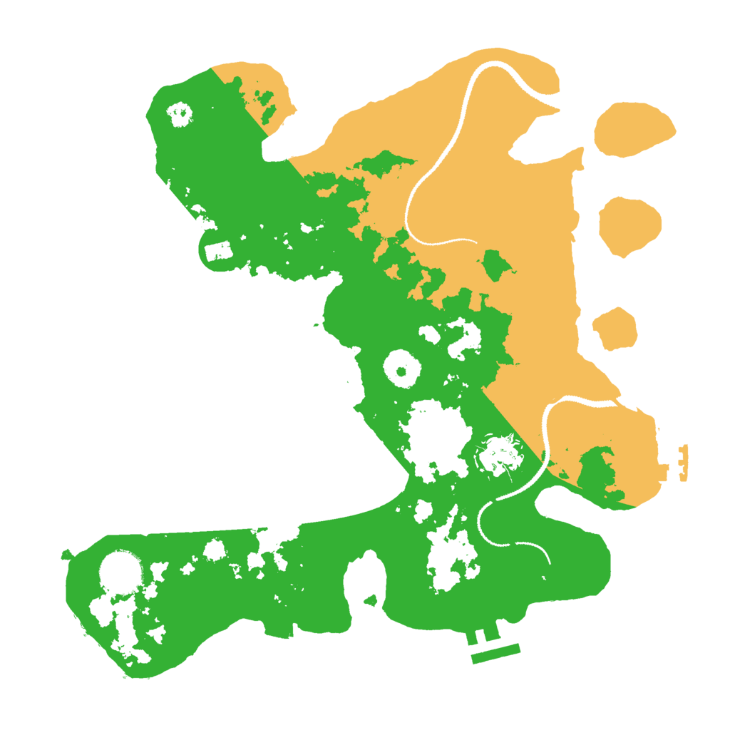 Biome Rust Map: Procedural Map, Size: 3000, Seed: 607864039