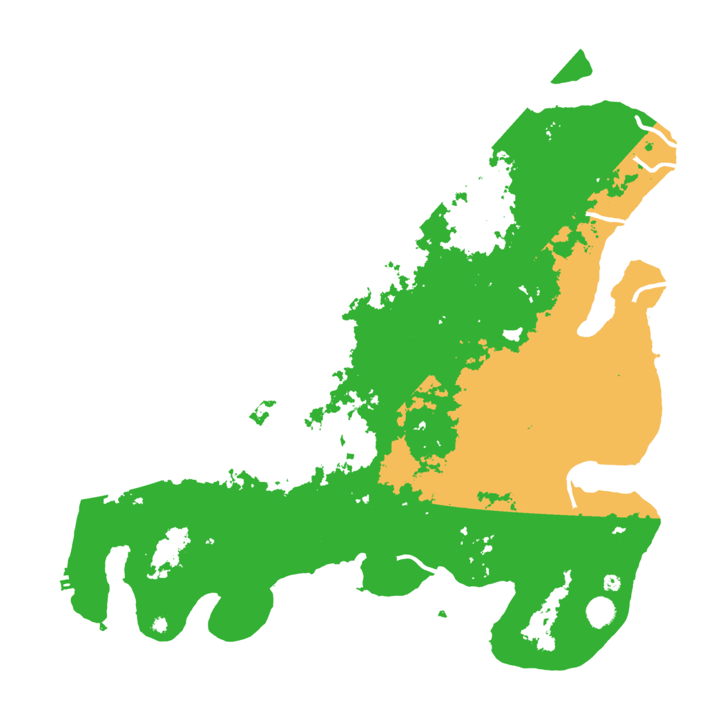 Biome Rust Map: Procedural Map, Size: 4300, Seed: 1612381513