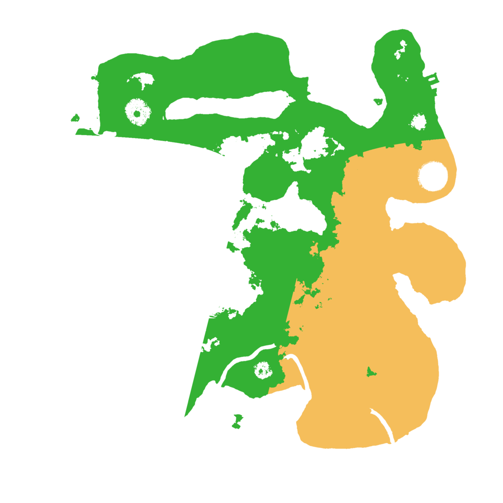 Biome Rust Map: Procedural Map, Size: 3000, Seed: 582