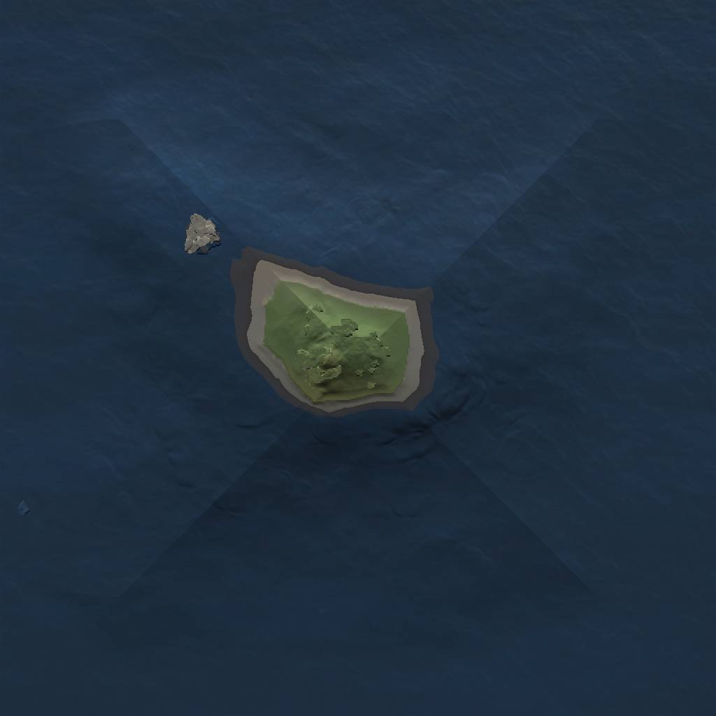 Rust Map: Procedural Map, Size: 1000, Seed: 1301808043, 3 Monuments