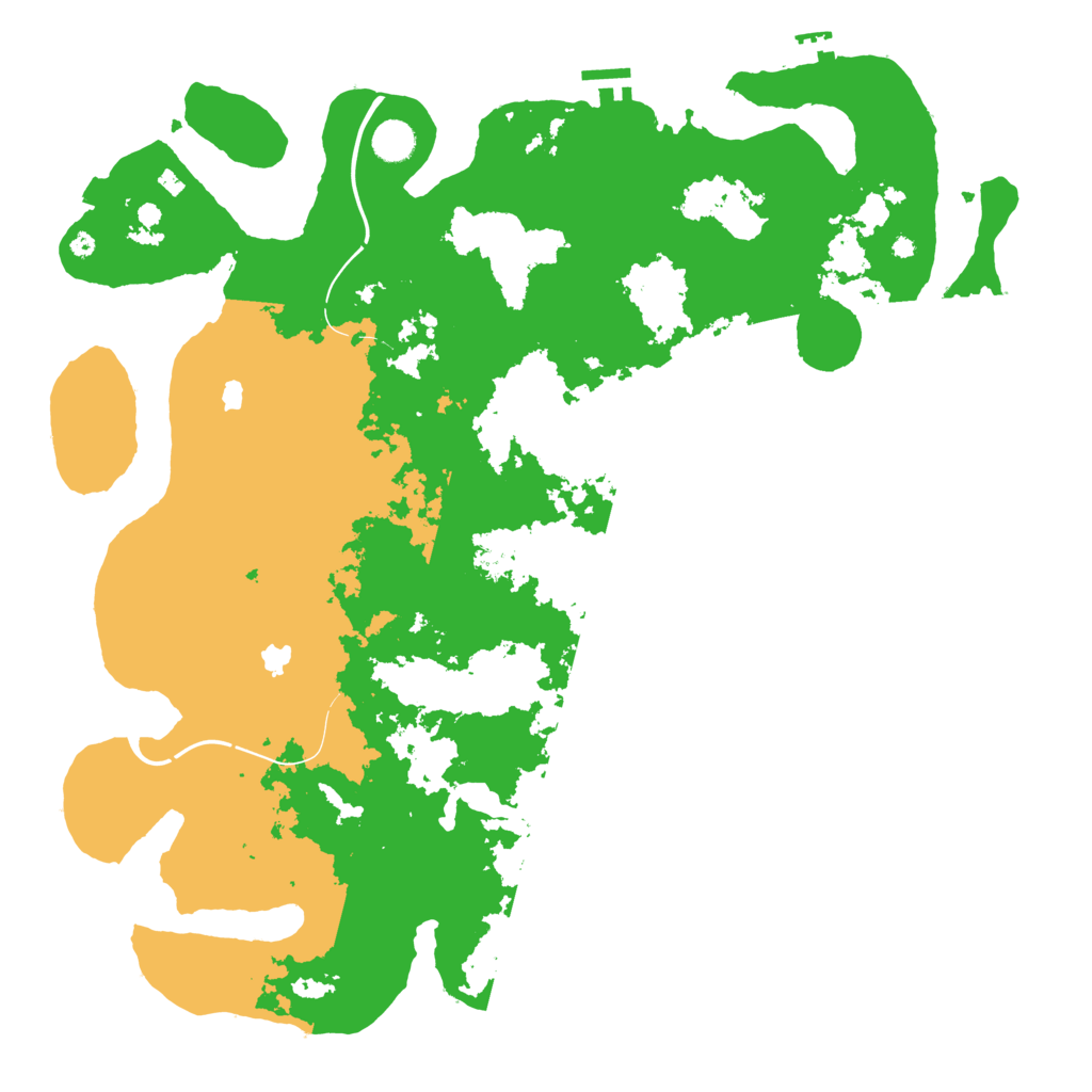 Biome Rust Map: Procedural Map, Size: 4500, Seed: 172722718