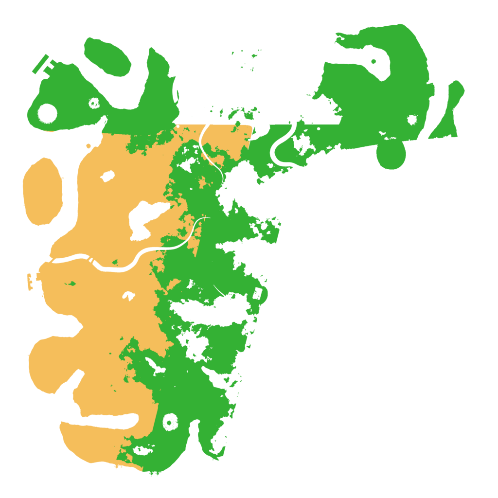 Biome Rust Map: Procedural Map, Size: 4500, Seed: 172722718