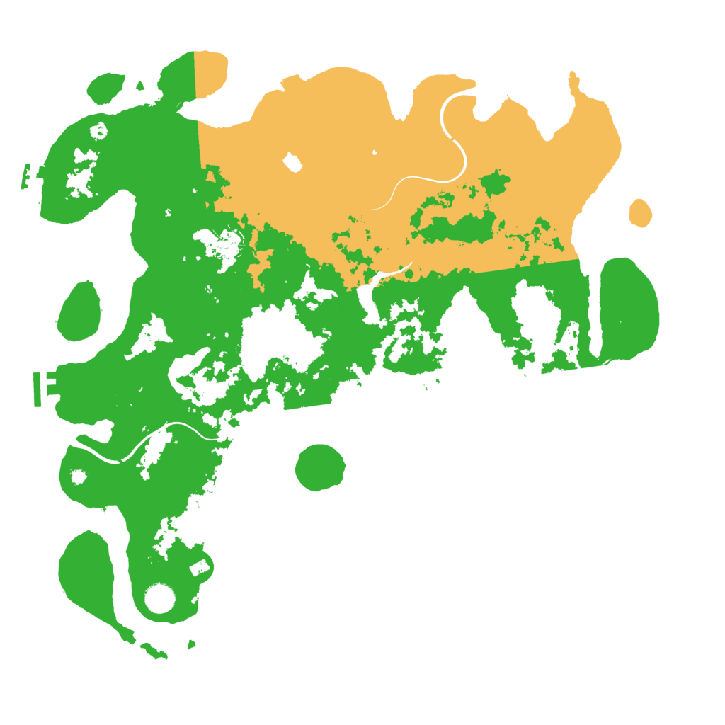 Biome Rust Map: Procedural Map, Size: 4250, Seed: 711569360