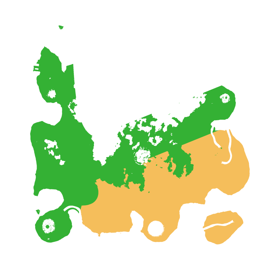 Biome Rust Map: Procedural Map, Size: 3000, Seed: 522020