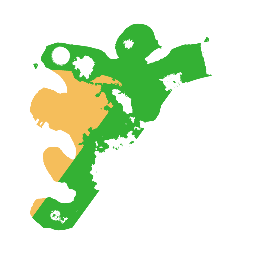 Biome Rust Map: Procedural Map, Size: 2500, Seed: 1813134964