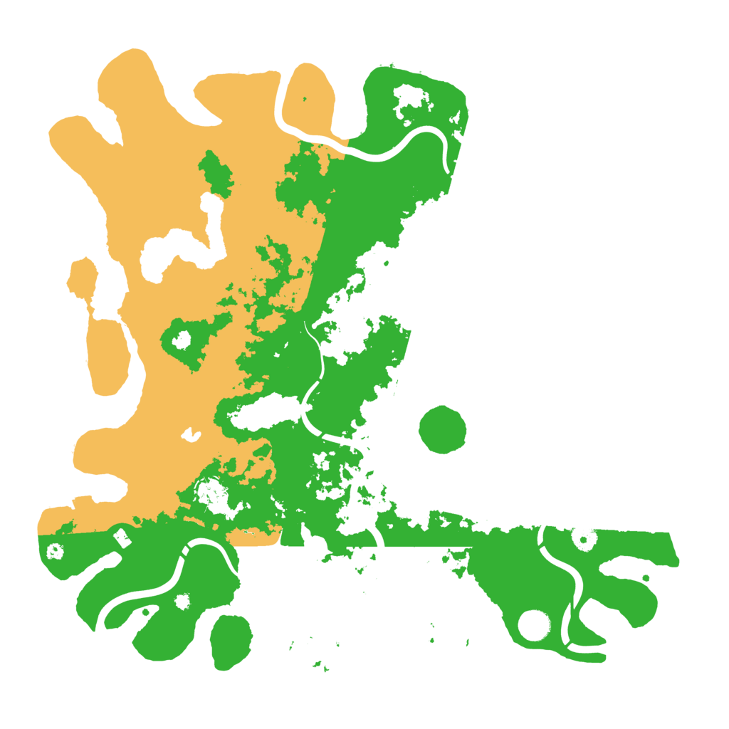 Biome Rust Map: Procedural Map, Size: 4300, Seed: 349486816