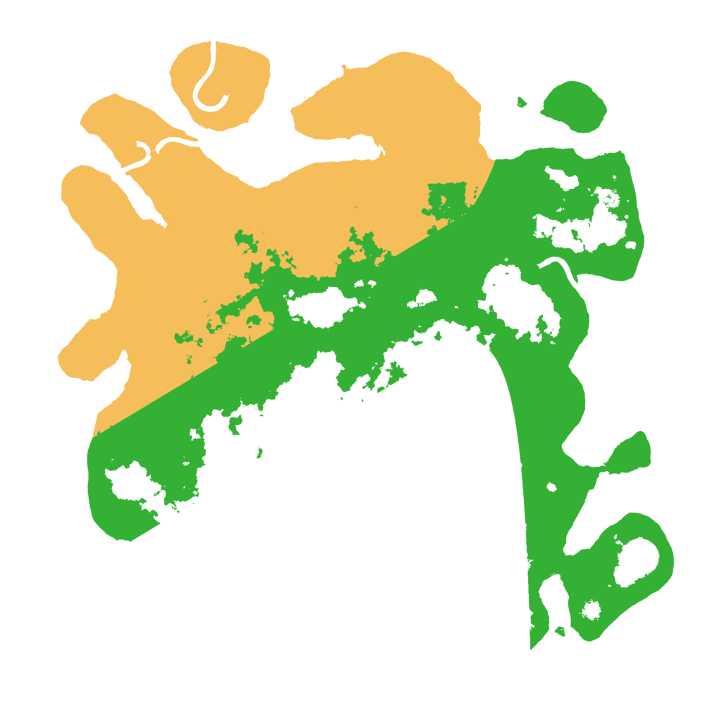 Biome Rust Map: Procedural Map, Size: 3500, Seed: 1845303079