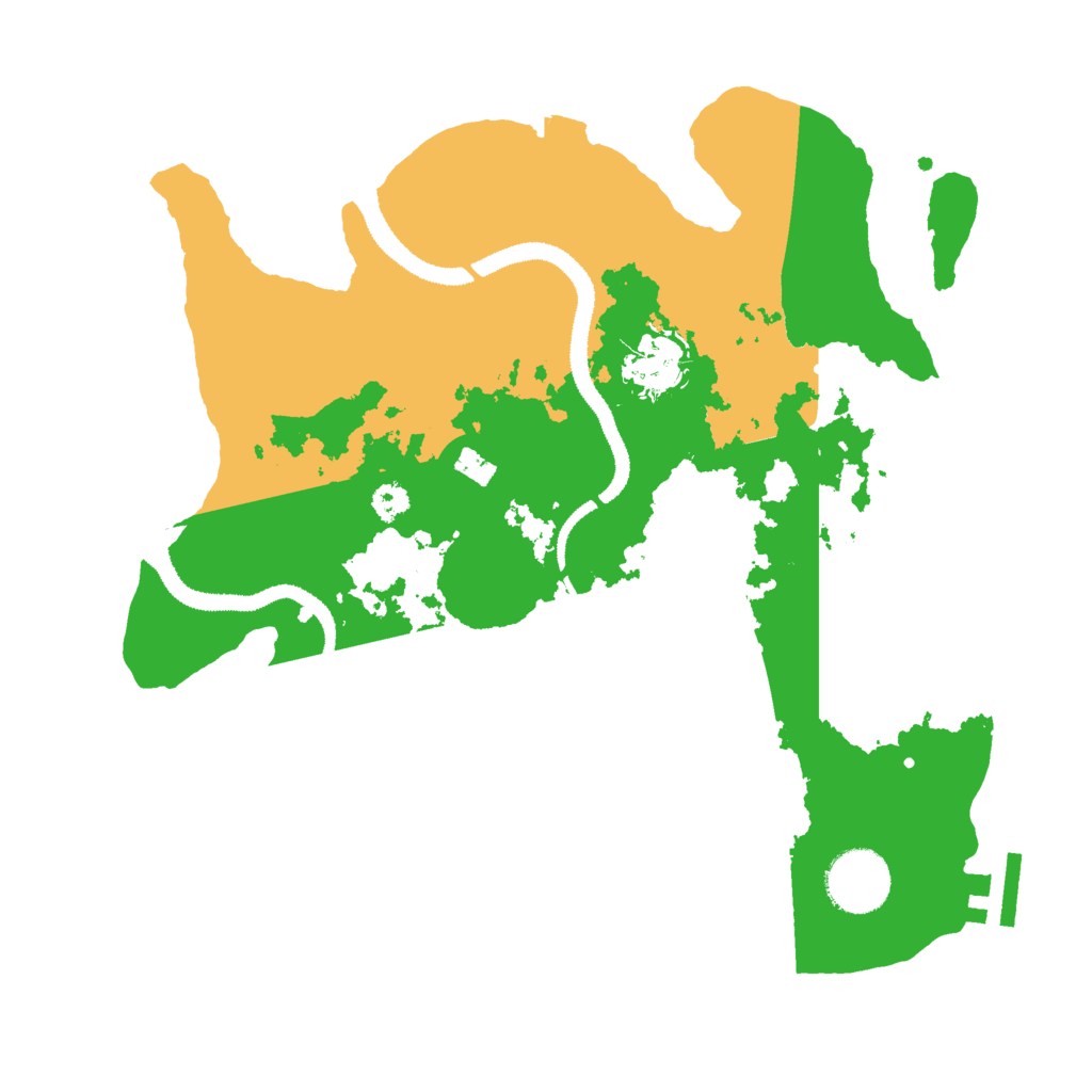 Biome Rust Map: Procedural Map, Size: 3000, Seed: 848186