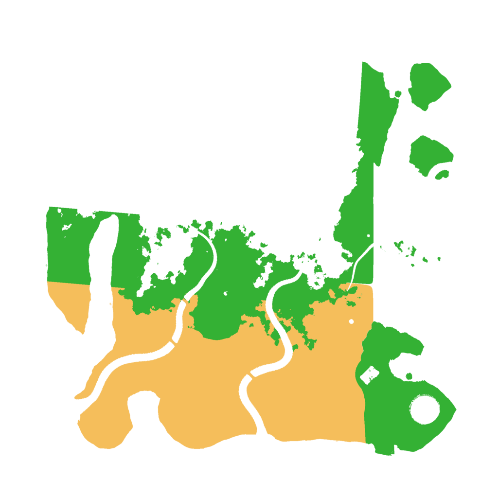 Biome Rust Map: Procedural Map, Size: 3000, Seed: 787292