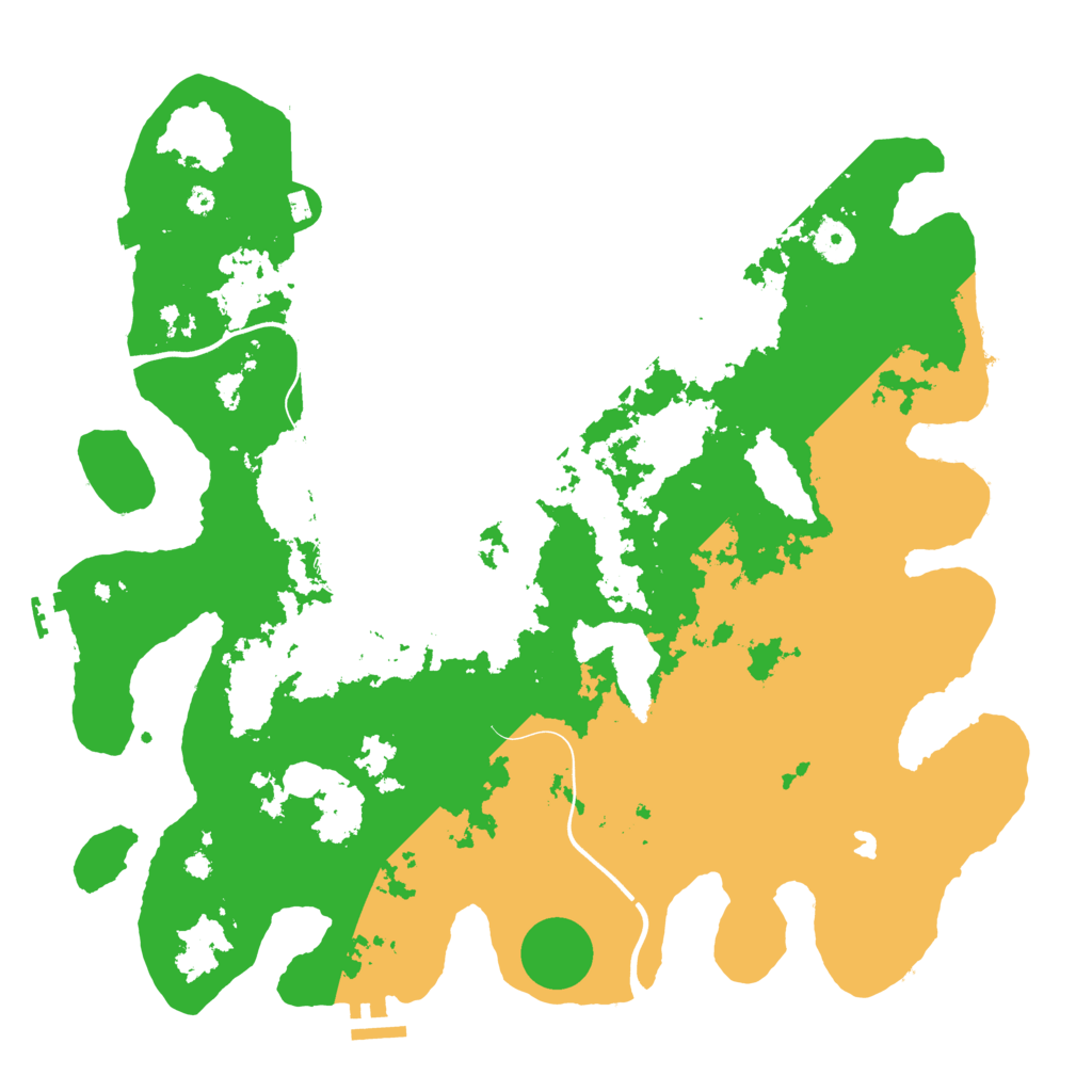 Biome Rust Map: Procedural Map, Size: 4000, Seed: 591757300
