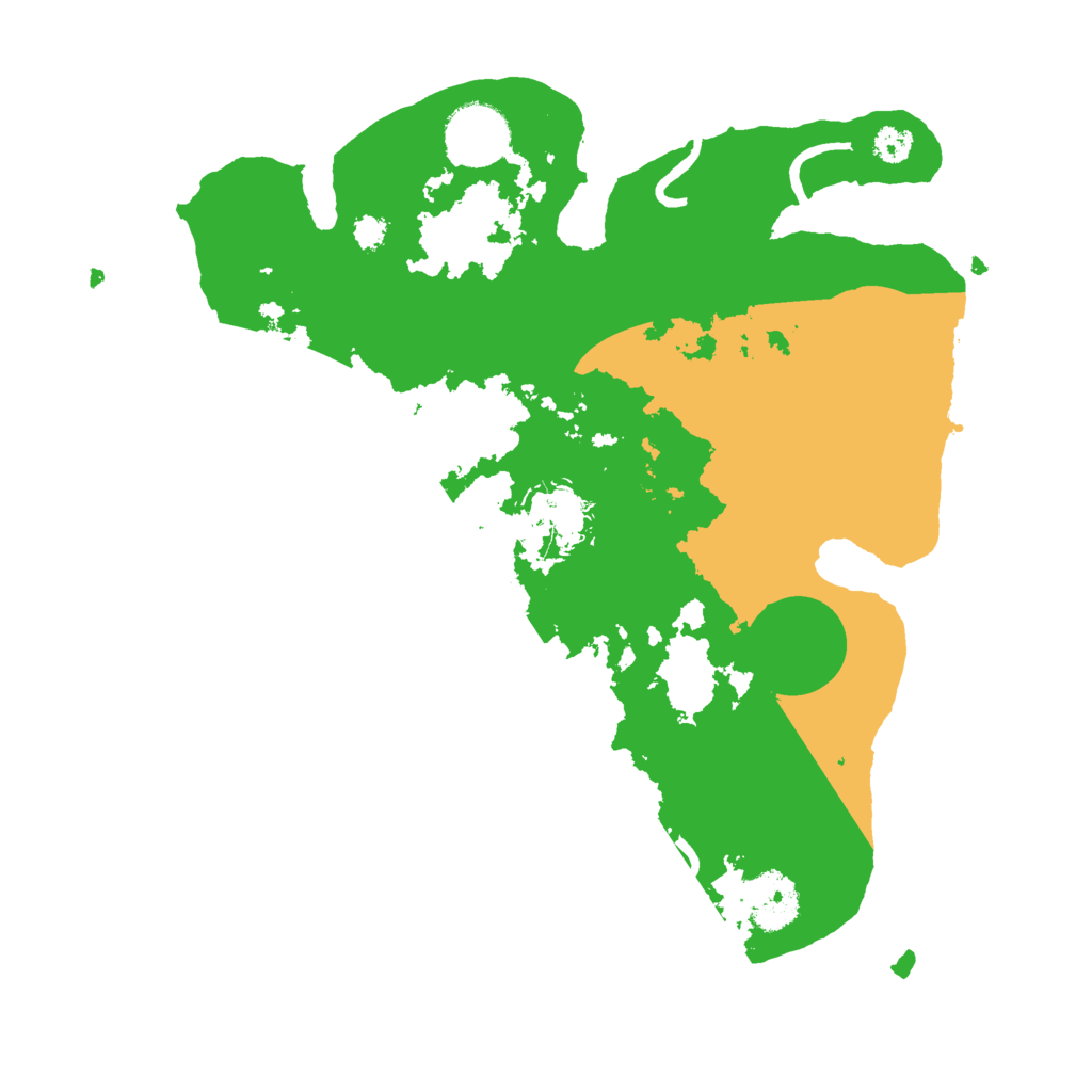 Biome Rust Map: Procedural Map, Size: 3000, Seed: 530911