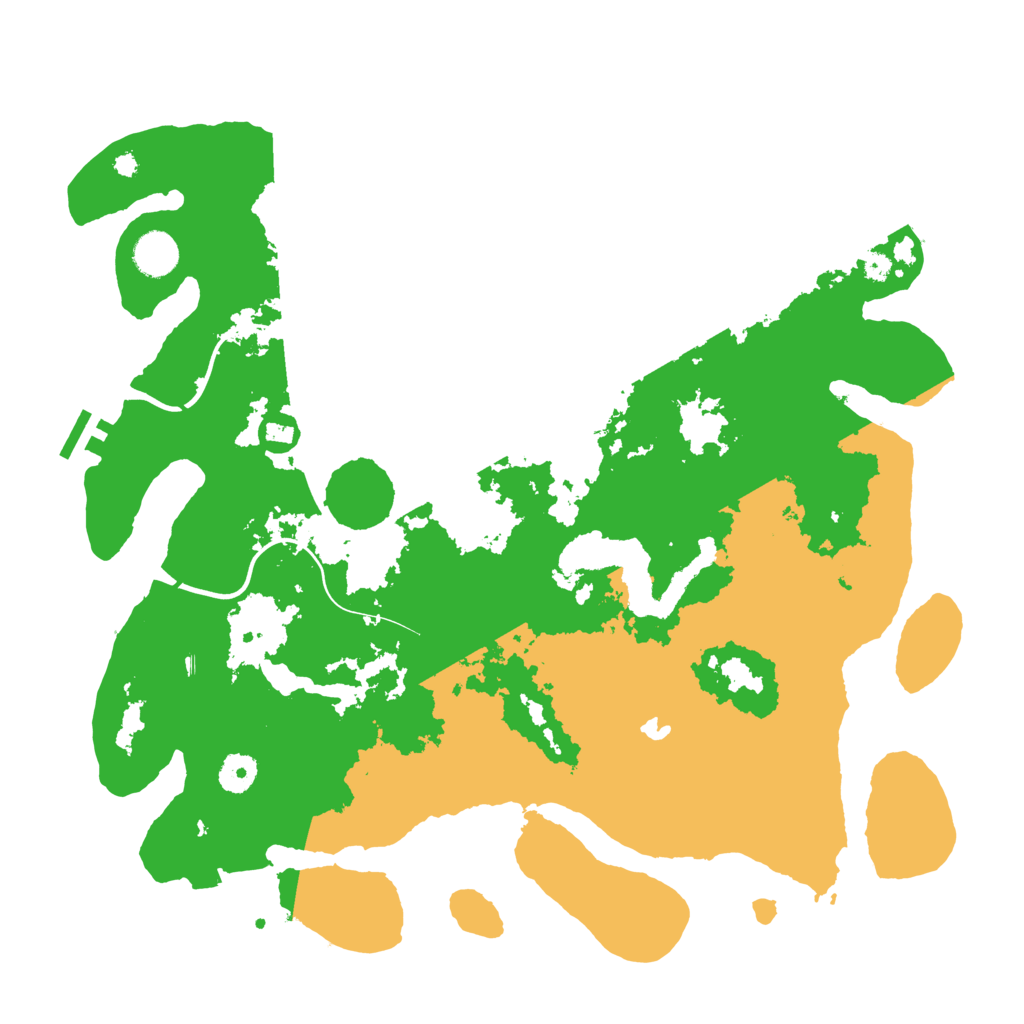 Biome Rust Map: Procedural Map, Size: 4000, Seed: 66384