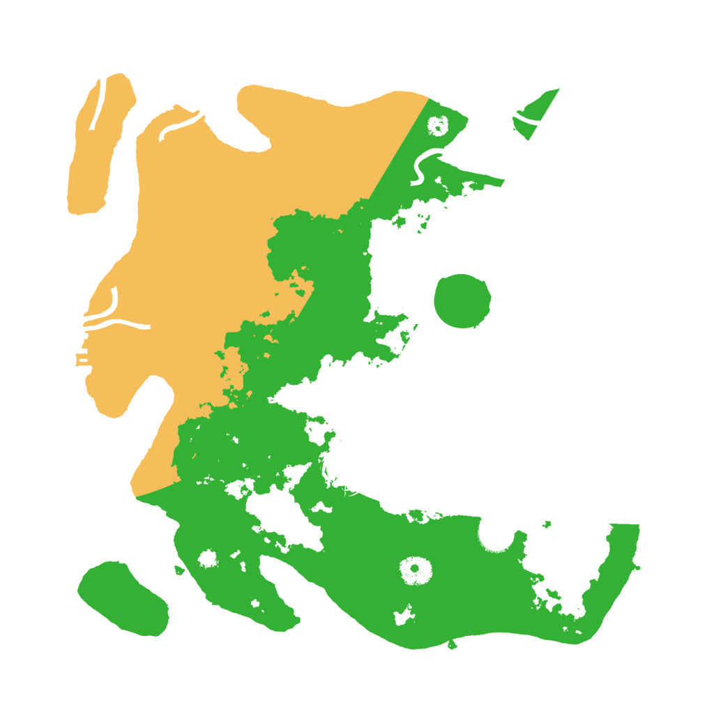 Biome Rust Map: Procedural Map, Size: 3500, Seed: 1454237851
