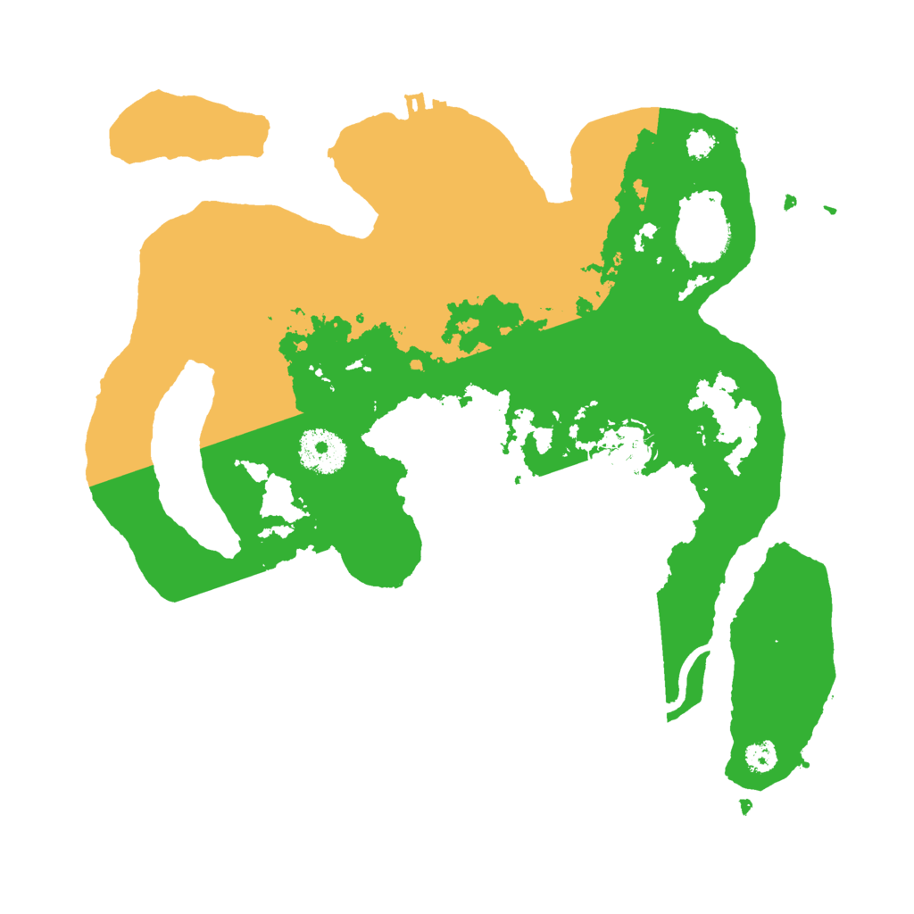 Biome Rust Map: Procedural Map, Size: 3000, Seed: 535420