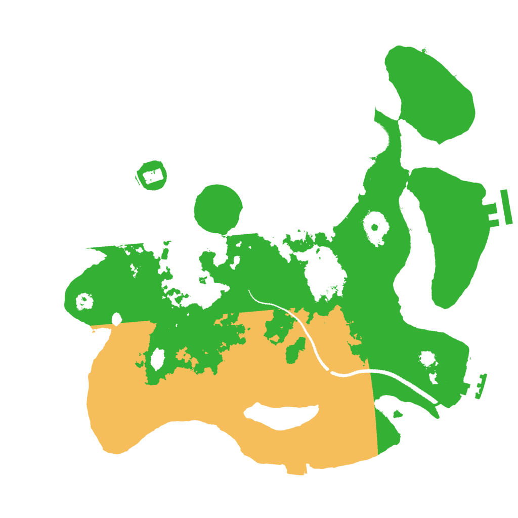 Biome Rust Map: Procedural Map, Size: 3000, Seed: 221960386