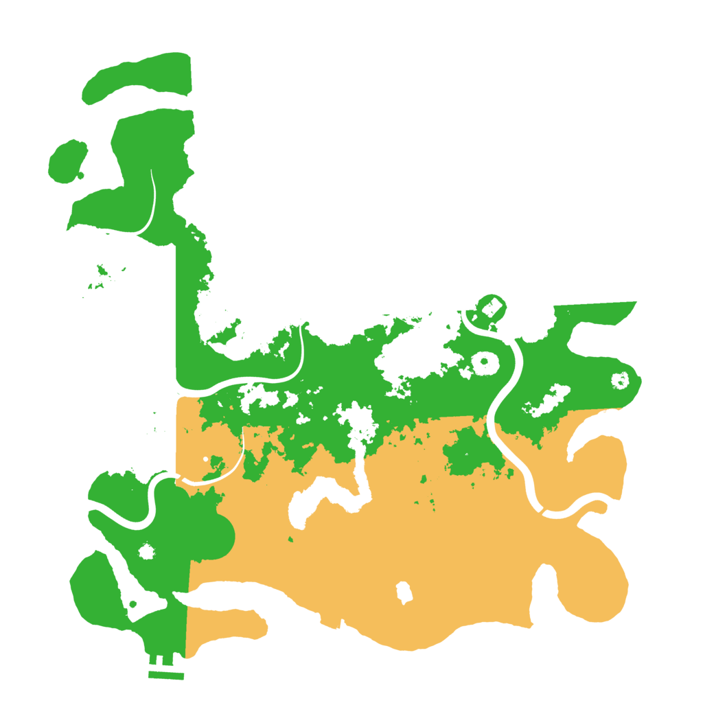Biome Rust Map: Procedural Map, Size: 4000, Seed: 208738
