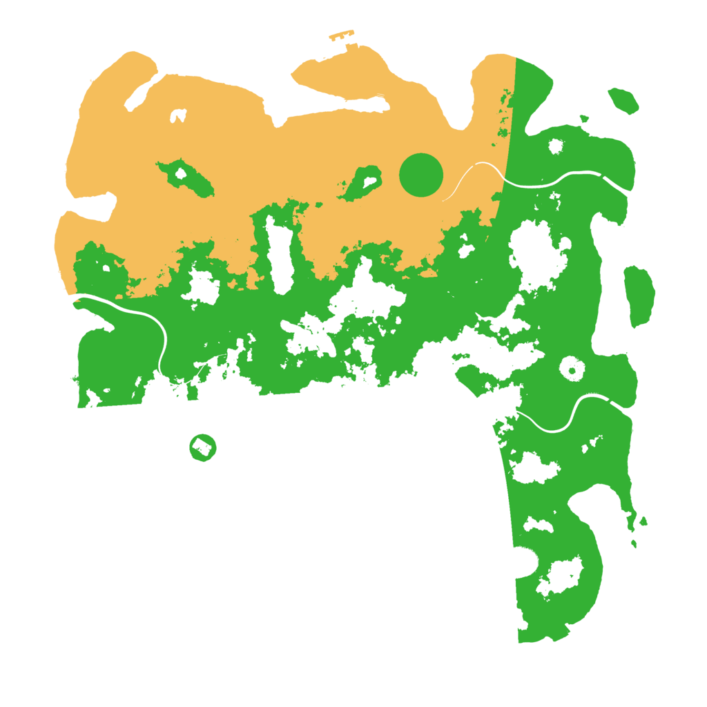 Biome Rust Map: Procedural Map, Size: 4250, Seed: 18224