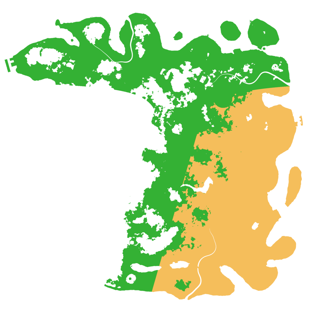 Biome Rust Map: Procedural Map, Size: 4900, Seed: 42371284