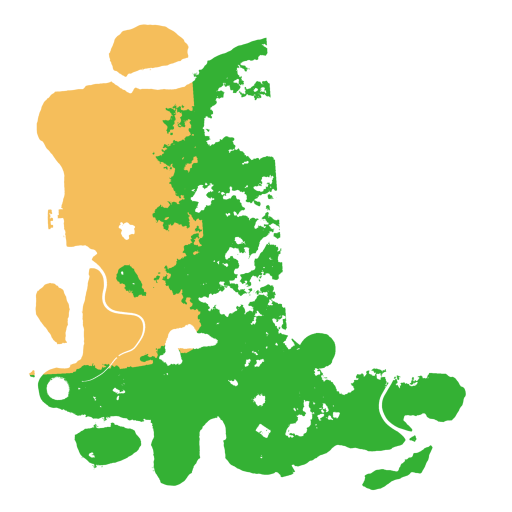 Biome Rust Map: Procedural Map, Size: 4000, Seed: 89642