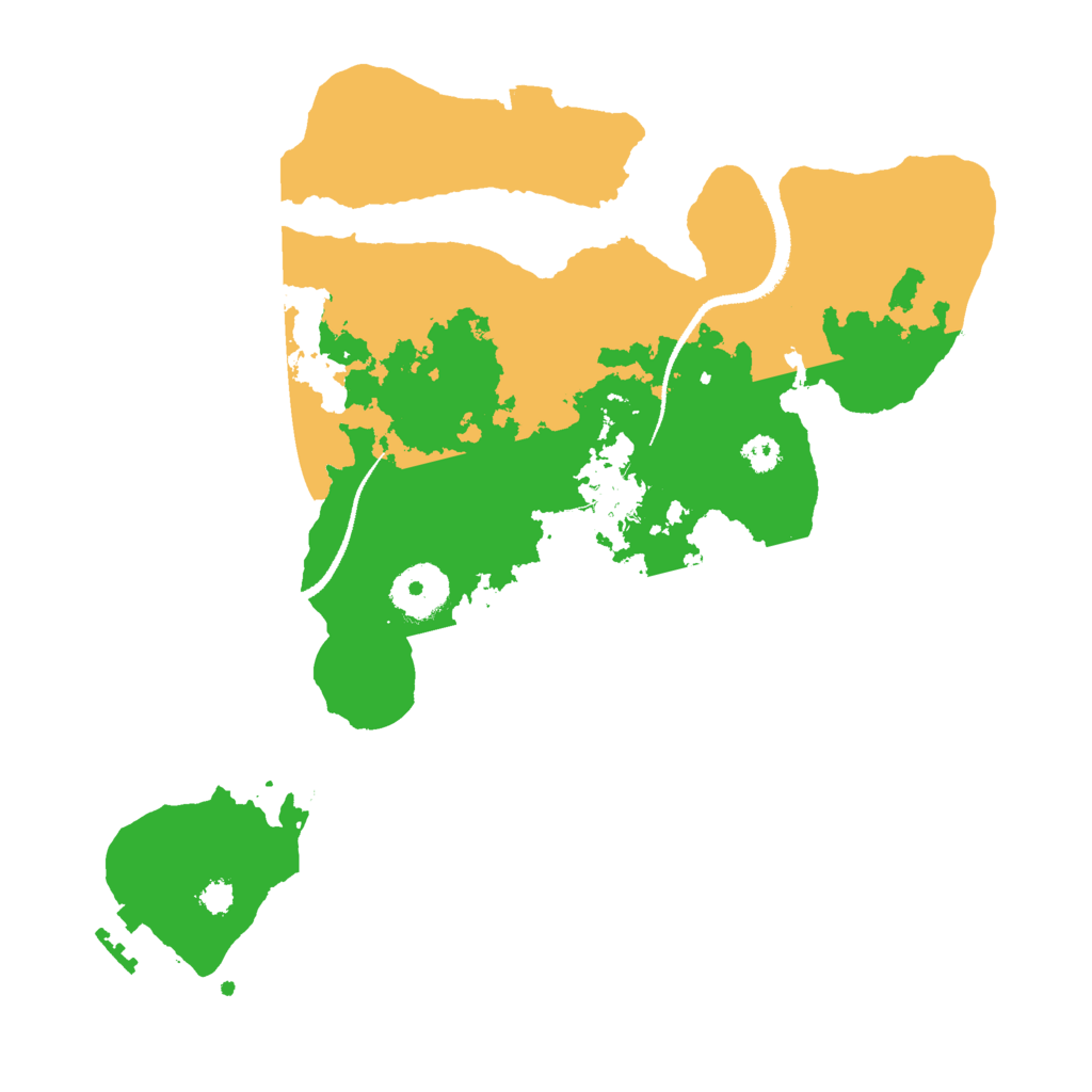 Biome Rust Map: Procedural Map, Size: 3000, Seed: 4627424