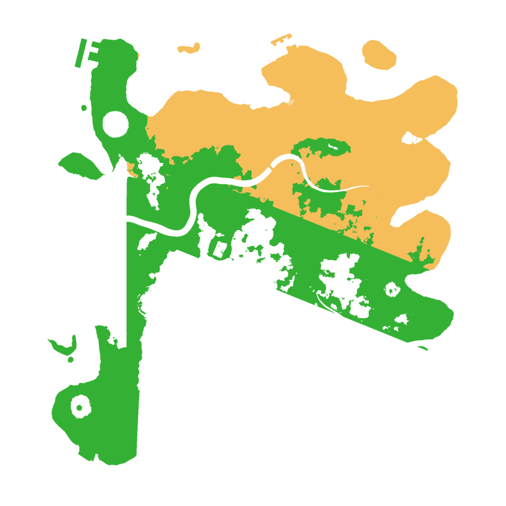 Biome Rust Map: Procedural Map, Size: 3500, Seed: 22620