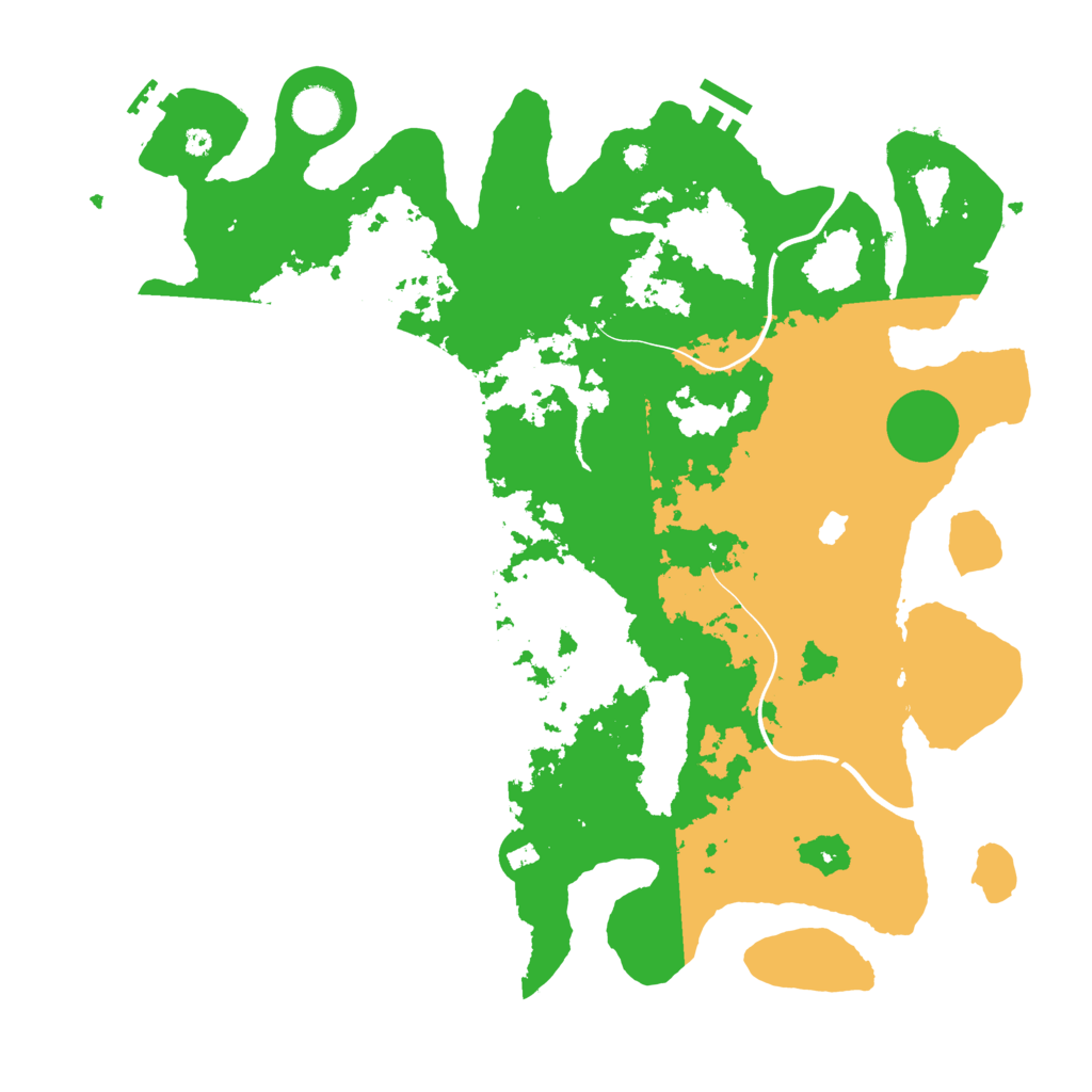 Biome Rust Map: Procedural Map, Size: 4000, Seed: 644571